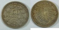 Kaiserreich 50 Pfennig Kursmünze