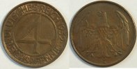 Weimar 4 Pfennig Kursmünze