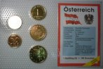 Österreich 16,80 Schilling vergoldet Blister vergoldete Schillinge