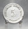 Kaiserreich 5 Pfennig 1894 J ss 1,00 EUR Differenzbesteuert nach §25a UStG zzgl. 5,90 EUR Versand