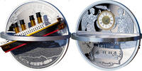 Niue Titanic 3D 2 oz Proof Silver Coin 5$ Niue 2022 5 dollars 2022 PP