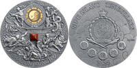 10 Dollars Shaolin Kung Fu Martial Arts Styles 5 oz Antique finish Silver Coin 10$ Niue 2024