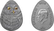 2 dollars Short-eared Owl Marvelous Owls 1 oz Antique finish Silver Coin 2$ Niue 2024