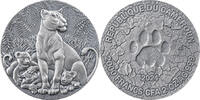 The Grace of Lioness Circle of Life 2 oz Antique finish Silver Coin 2000 Francs CFA Cameroon 2024