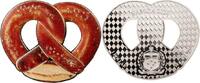 Samoa 2 dollar Pretzel Proof-like Silver Coin 1$ -