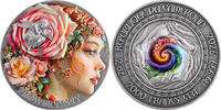 2026 Cameroon 2000 francs CFA Nature Spirits - Flower Fairy Ag Antique finish