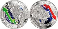 Niue Bull and Bear Markets 1 oz Proof-like Silver Coin 2$ Niue 2023 2 Dollars 2023 Proof-like