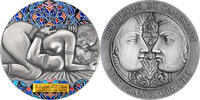 Cameroon 3000 Francs Kama Sutra III Moments of Love 3 oz Antique finish Silver Coin 3000 Francs CFA -