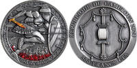 Cameroon 500 Francs Spartan Hoplite Legendary Warriors 1/2 oz Antique finish Silver Coin 500 Francs CFA -