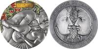 Cameroon 3000 Francs Kama Sutra IV Moments of Love 3 oz Antique finish Silver Coin 3000 Francs CFA -