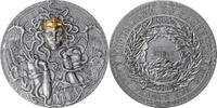 Cameroon 2000 Francs Medusa The Great Greek Mythology 2 oz Antique finish Silver Coin 2000 Francs CFA