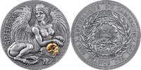 Sphinx The Great Greek Mythology 1 oz Antique finish Silver Coin 1000 Francs CFA Cameroon 2024