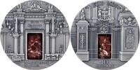 Fiji 10 dollars Blue Drawing Room Masterpieces in Stone 3 oz Antique finish Silver Coin 10$ Fiji 2014 -