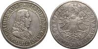 Austria Double Taler (1646-1662) Ferdinand Karl. Archduke XF/AU