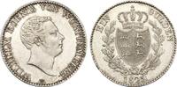Germany Gulden 1825-W Württemberg. Wilhelm I, Stuttgart mint AU/UNC