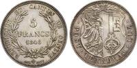 5 Francs 1848 Switzerland Geneva. Canton AU/UNC