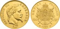 France 100 Francs Napoleon III, Strasbourg mint -