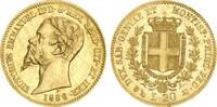 Italy 20 Lire Sardinia. Vittorio Emanuele II -