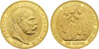Hungary 100 Korona Franz Joseph I, Kremnitz mint -