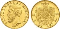 Romania 20 Lei 1883-B Carol I, Bucharest mint UNC 2400,00 EUR kostenloser Versand