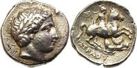 Griechenland AR Tetradrachm Peonie. Patraos