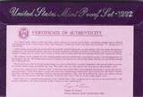 United States  1992 U.S Mint Proof 5 Coin Set (G2)