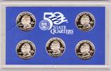 United States  2004 U.S Mint five quarters Proof Set (G15) DISCOUNT!!