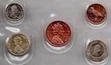 2005-2015 set of ten UK-Gibraltar coins (G23)
