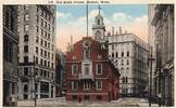 USA Old State House Boston vintage postcard -