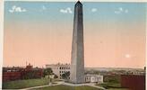 USA Bunker Hill Monument vintage postcard -