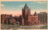 USA Trinity Church Boston vintage postcard -