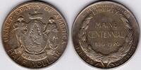 USA 1920 silver half dollar Maine Statehood Centenary (W19) -