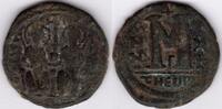 Byzantine Empire Byzantine follis Justin II with Sophia, 565-578 (C171) -