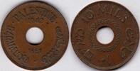 Palestine Palestine British Mandate 1940 bronze 10 mils (P1042BZ) -