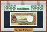 Welt Banknoten 100 FRANCS 1973 TT PK 24b NEW HEBRIDES  "MARIANNE" PCGS 66 PPQ GEM NEW!