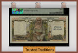 Welt Banknoten 1000 DRACHMAI 1935 TT PK 106a GREECE BANK of GRACE  PMG 66 EPQ GEM UNCIRCULATED