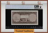 Welt Banknoten 1/2 DINAR TT PK 43 1947 IRAQ  NATIONAL BANK PCGS 66 PPQ GEM UNCIRCULATED! FIRST SERIES OF THE NEWLY FORMED CENTRAL BANK OF IRAQ WITH KING FAISAL II