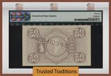 Welt Banknoten 50 KRONER TT PK 20s 1953-67 GREENLAND  "SPECIMEN" PMG 66 EPQ GEM NONE FINER! st!