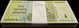 Welt Banknoten  TT PK 88 2008 ZIMBABWE 10 TRILLION DOLLARS 100 NOTES PACK CHOICE UNCIRCULATED fast st PACK OF 100 NOTES