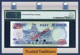 Welt Banknoten 20 DOLLARS 1980 TT PK 80s1 FIJI  QUEEN ELIZABETH II PMG 66 EPQ ONLY THREE FINER! st. THERE ARE ONLY THREE GRADED AT 66 LEVEL AND ONLY THREE FINER BY PMG!
