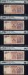 Welt Banknoten 10 RUPEE 2014 TT INDIA  SACRED S/N 786 SAME BLOCKSET 1 THRU 10 IN A ROW PMG 66 PQ ALL TEN OF THESE NOTES ARE NUMBERED 7860001 THRU 786010 WITH AN ALMOST IMPOSSIBLE ASSEMBLY OF NOTES IN ONE GROUPING BECAUSE OF T