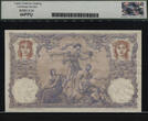 Welt Banknoten 1000 FRANCS TT PK 31 1942-43 TUNISIA  ON 100 FRANCS LCG 66 PPQ GEM ONLY ONE FINER JUST A STUNNING EXAMPLE AND ONLY ONE GRADED FINER!