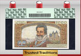 Welt Banknoten 58 FRANCE 1957-58 TT PK 135a 1957- 5000 FRANCS "HENRY IV" PCGS 45 PPQ EXTREMELY FINE! KING HENRY IV ON THE FACE OF THIS vz NOTE!