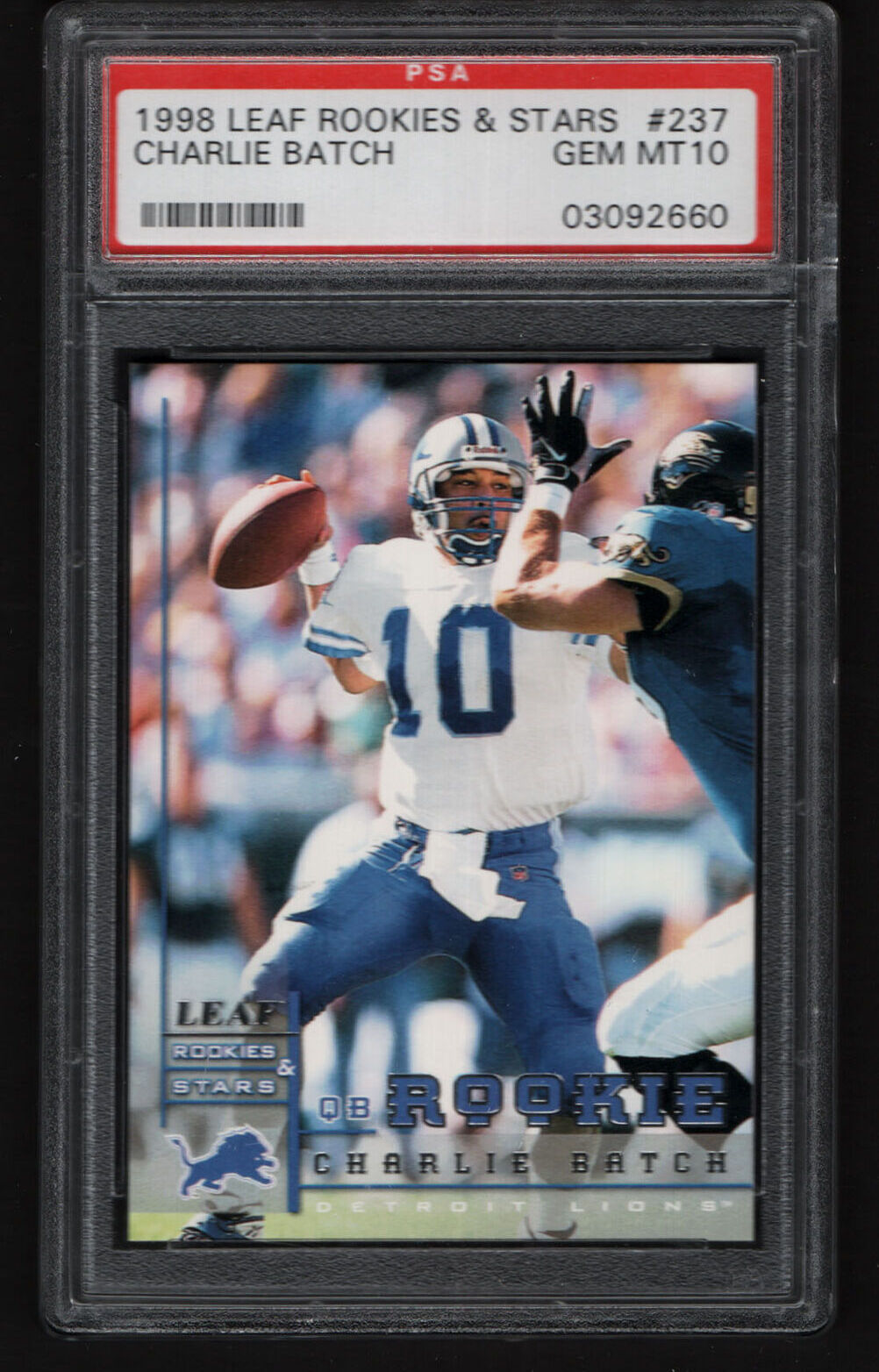 Other 1998 TT LEAF ROOKIES & STARS CHARLIE BATCH #237 GEM MT10 DETROIT ...