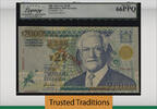 Welt Banknoten 2000 DOLLARS TT PK 103s 2000 FIJI AMAZING OVERSIZE SPECIMEN LCG 66 PPQ GEM NEW! -