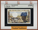 Welt Banknoten 5000 FRANCS TT PK 14c 1972-84 MALI BANQUE CENTRALE LCG 67 PPQ SUPERB GEM NEW -