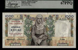 Welt Banknoten 1000 DRACHMAI TT PK 106a GREECE LCG 67 PPQ SUPERB GEM NEW NONE FINER! -