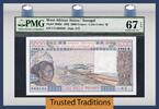 Welt Banknoten 5000 FRANCS TT PK 708Kf WEST AFRICAN STATES PMG 67 EPQ POP 1 FINEST KNOWN! -