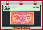 Welt Banknoten 50 PIASTRES TT PK 38 SOUTHERNSUDAN PCGS 68 PPQ SUPERB GEM NEW NONE FINER -