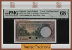 Welt Banknoten TT PK 2cts NIGERIA 5/ SHILLINGS COLOR TRIAL PMG 68 EPQ SUPERB MONSTER GEM -